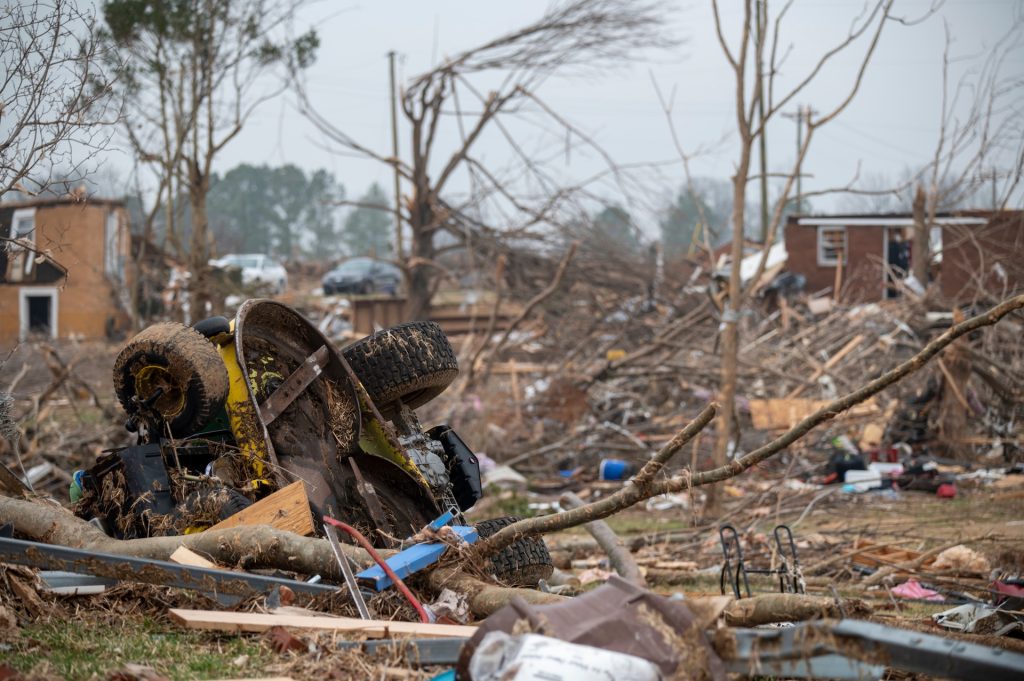tornado damage